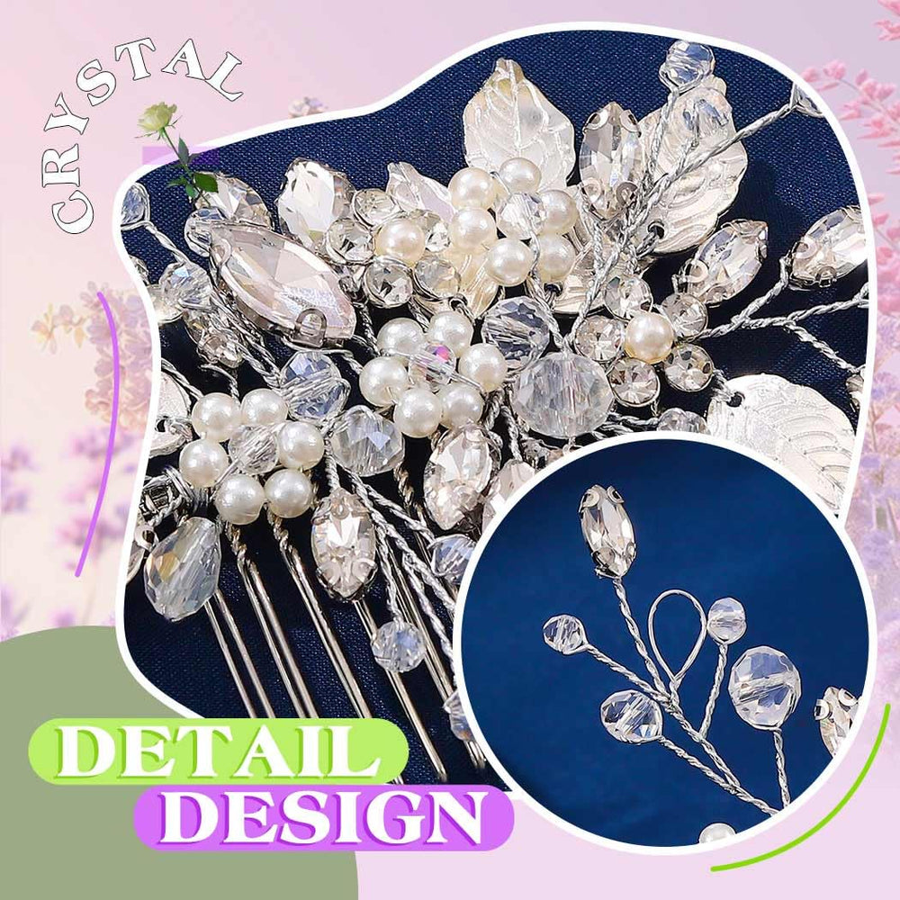 jeairts silver-tone headpiece catches light for memorable wedding day portraits