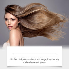 Jeamoen Polypeptide Keratin cream texture shows silky smoothing for frizz control