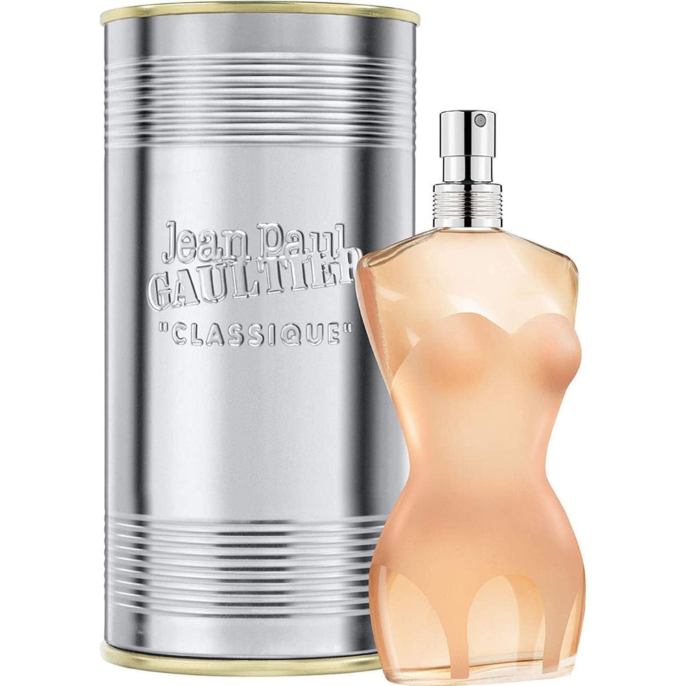 Jean Paul Gaultier Classique bottle closeup highlighting elegant curves for daily fragrance ritual