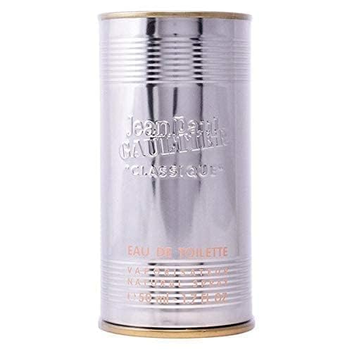 Jean Paul Gaultier Classique bottle on dresser displays timeless elegance and daily luxury
