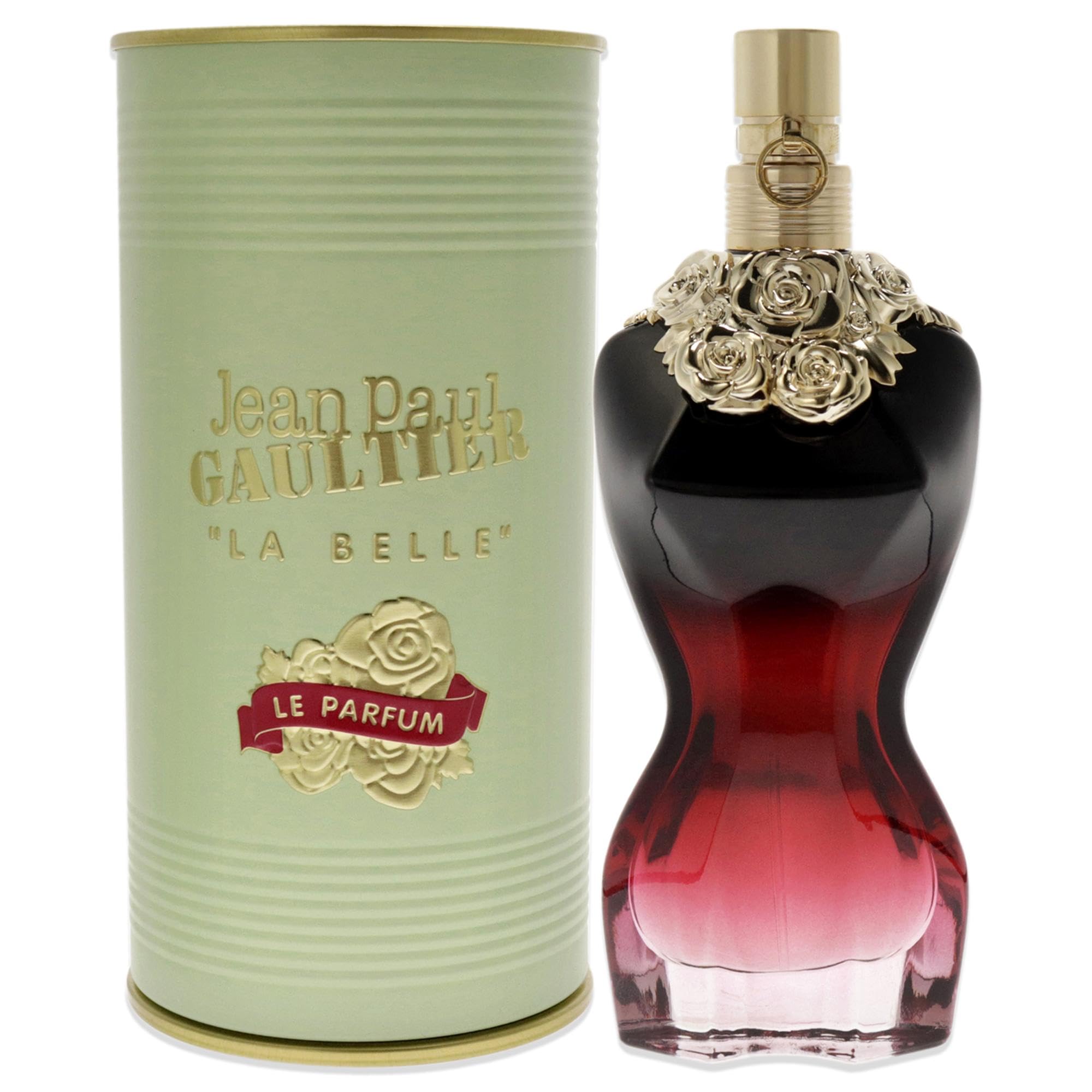 Jean Paul Gaultier La Belle Le Parfum bottle front for everyday elegance and refined confidence.