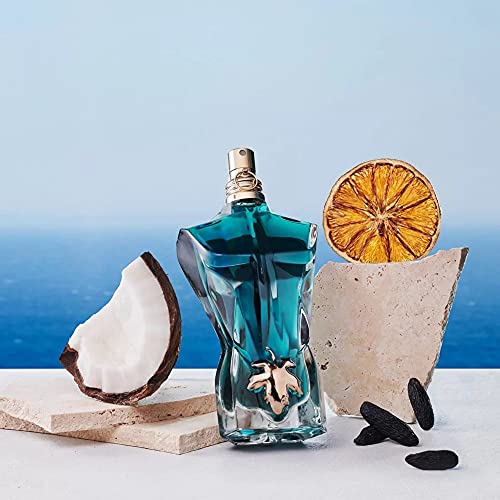 Jean Paul Gaultier Le Beau spray action showing easy application.