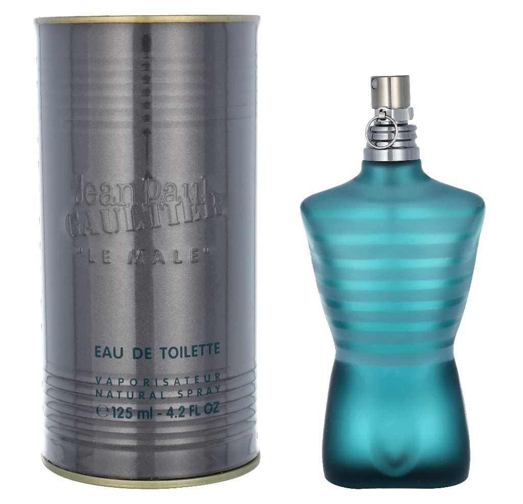 Jean Paul Gaultier Le Male bottle front emphasizes masculine design for everyday confidence.