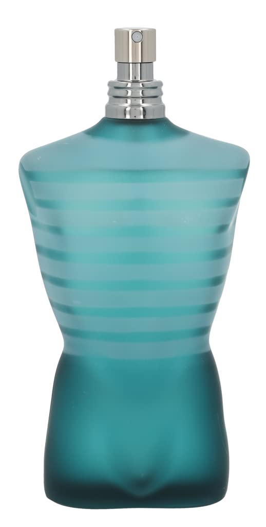 Jean Paul Gaultier Le Male bottle side view for versatile day-to-night wear