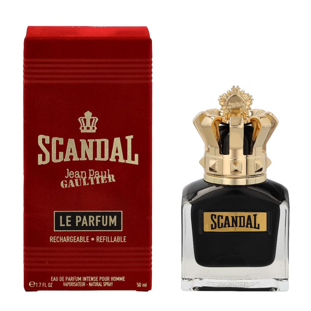 Jean Paul Gaultier Scandal Pour Homme Le Parfum bottle for long-lasting evening fragrance.