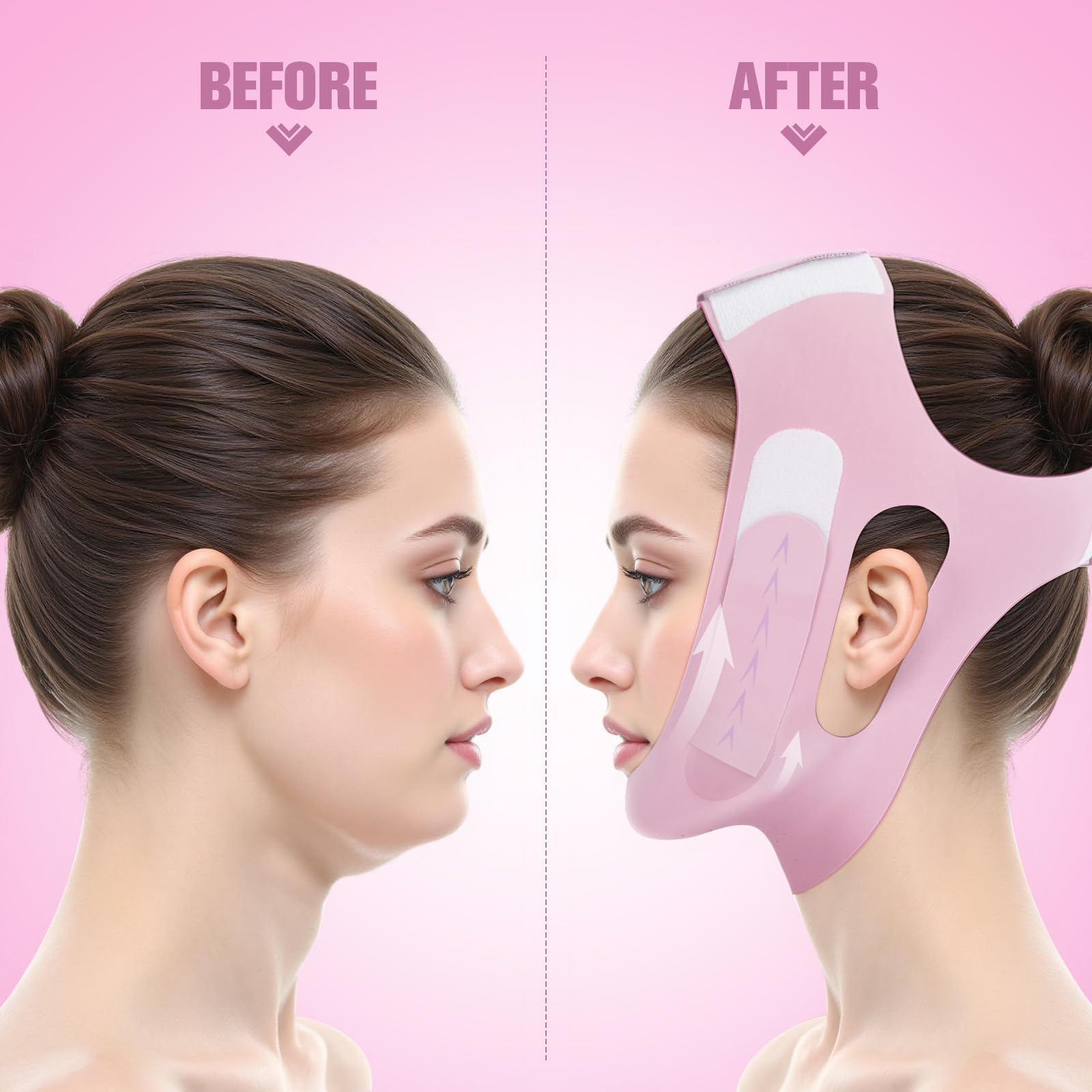 JenChrysm chin strap adjustable-straps for custom-fit across face shapes