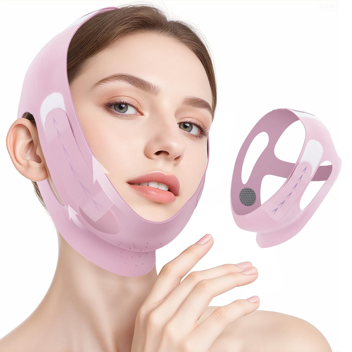 JenChrysm chin strap sleeping-wearable contours jawline for rest
