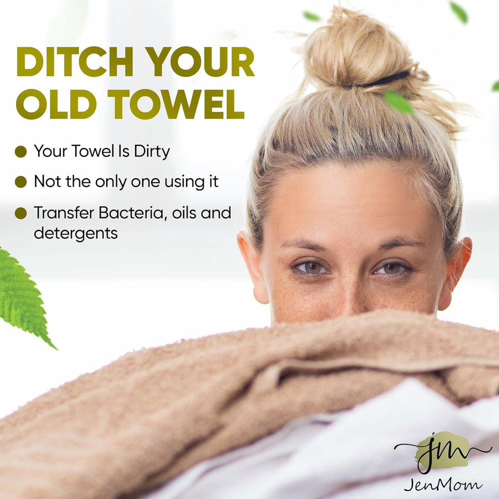 JenMom makeup-removal and drying face towels for versatile skincare routines