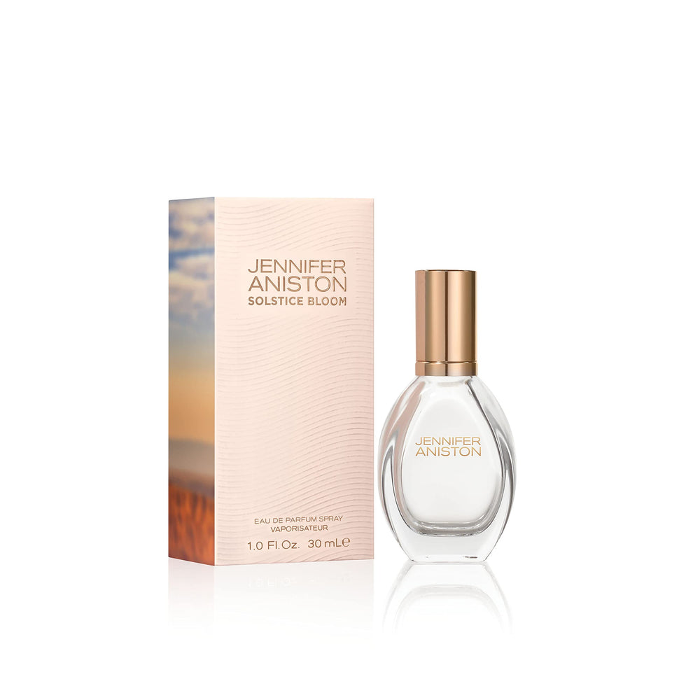Solstice Bloom floral heart notes image highlights gardenia and jasmine for elegant daily fragrance.