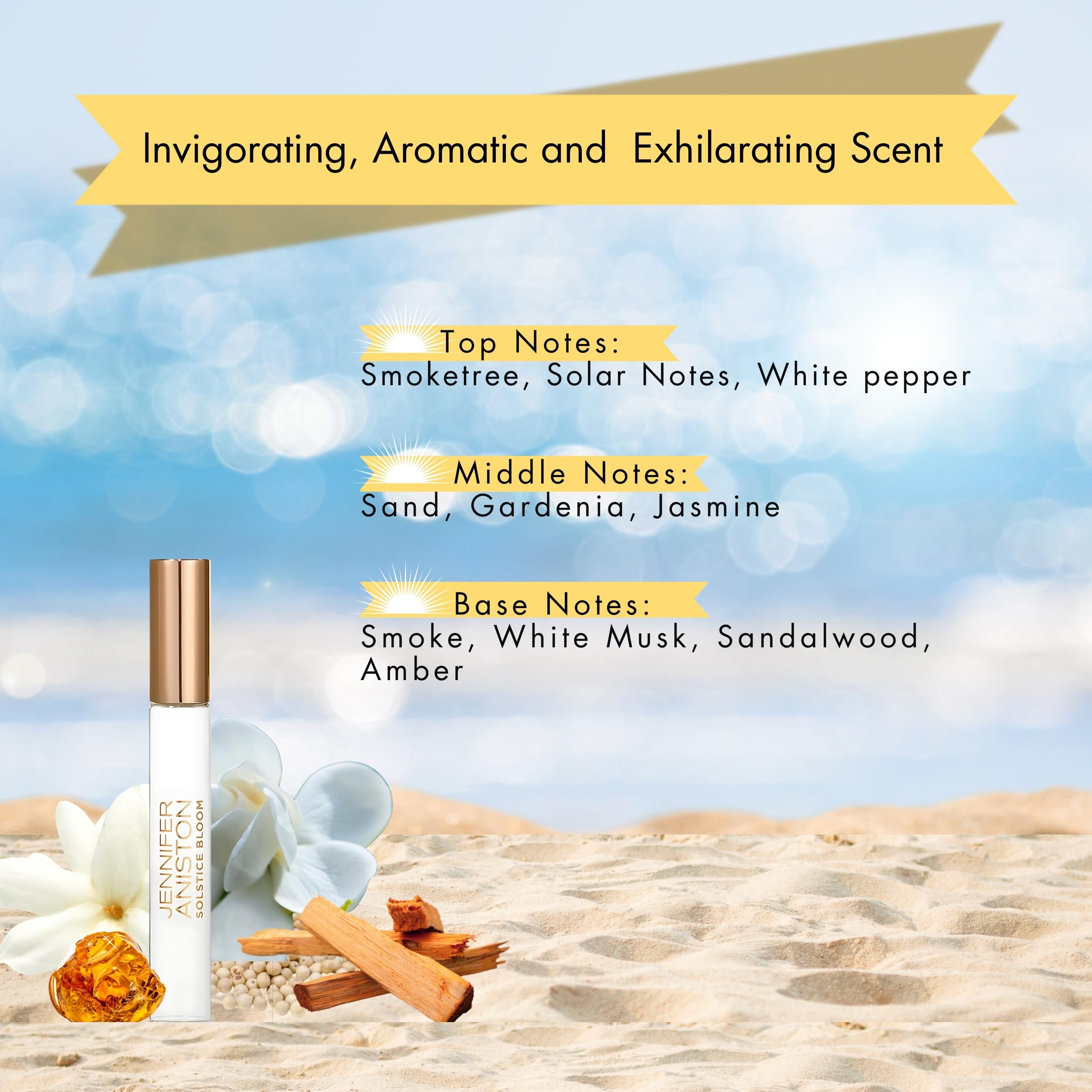 Jennifer Aniston Solstice Bloom packaging box for gifting and travel-ready sets