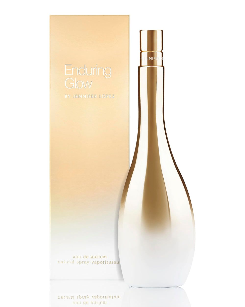 Jennifer Lopez Enduring Glow spray dispense demonstrates easy application.