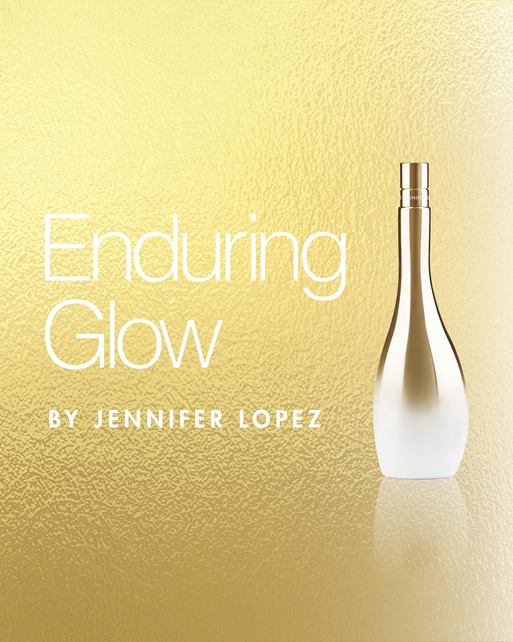 Jennifer Lopez Enduring Glow lifestyle shot suggests versatile daytime fragrance.