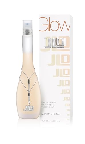 Jennifer Lopez Glow EDT packaging shown, sleek design ideal for gifting or travel.