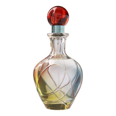 Jennifer Lopez Live Luxe bottle with cap for on the go fragrance.