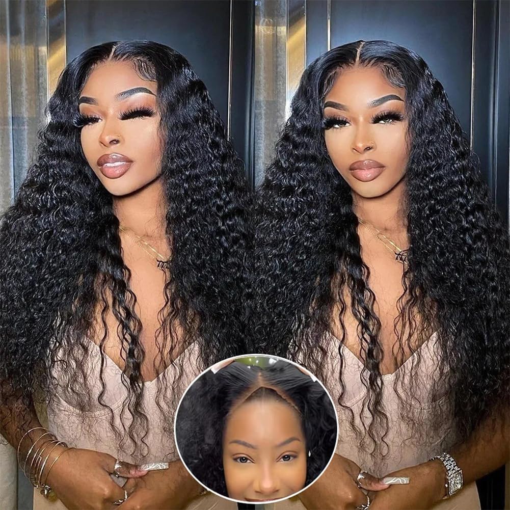Jenniferita 26-inch wear-and-go glueless wig close-up with natural hairline for easy daily wear.