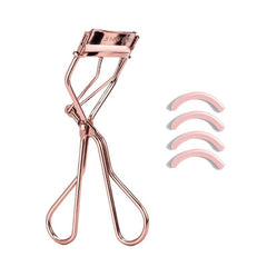 Jenny Patinkin Big Reveal eyelash curler front view with rose-gold finish for precise curling.