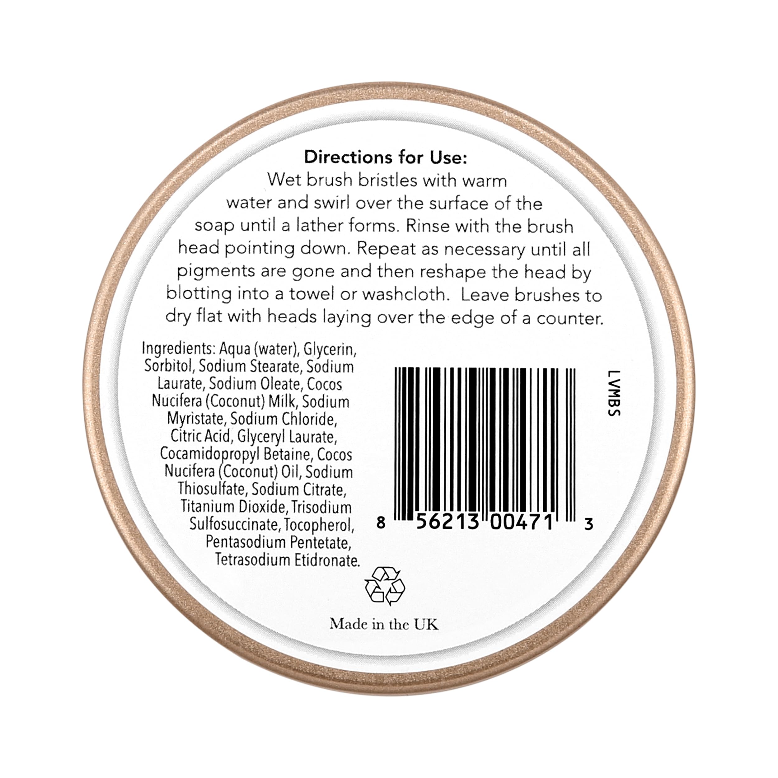 Jenny Patinkin brush cleaner is safe for synthetic and natural bristles.