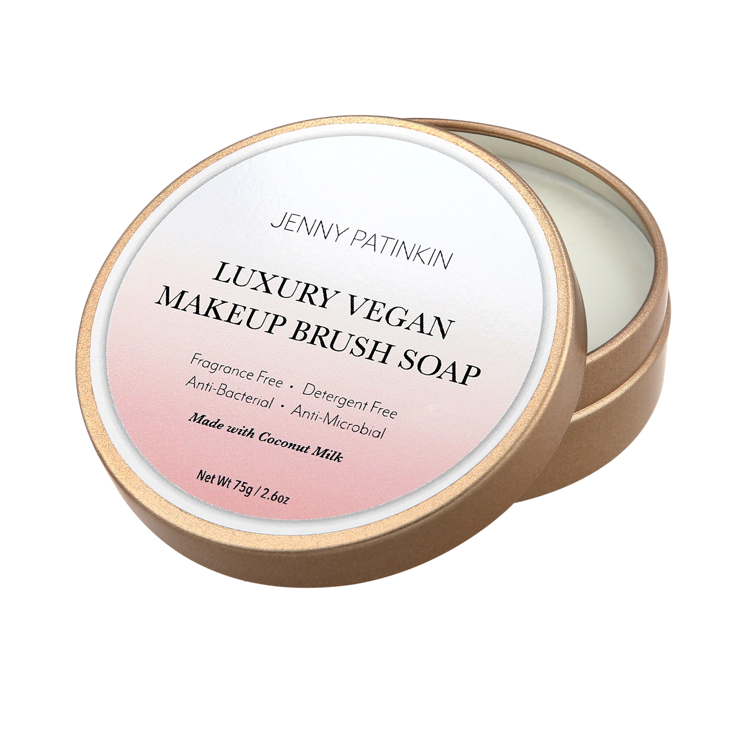 Jenny Patinkin handmade premium formulation preserves brush integrity during cleansing.