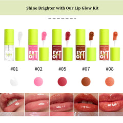 jeosisy Lip Oil Pack clear-base bottle emphasizes non-sticky hydration.
