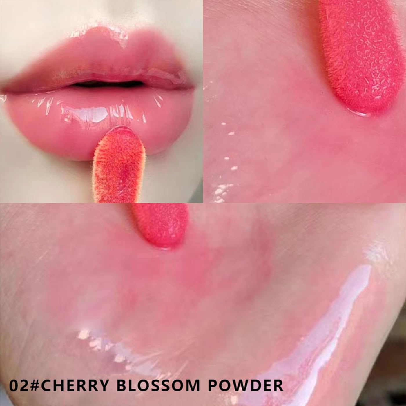 jeosisy lip oil pink-tint bottle hints flattering rosy lips.