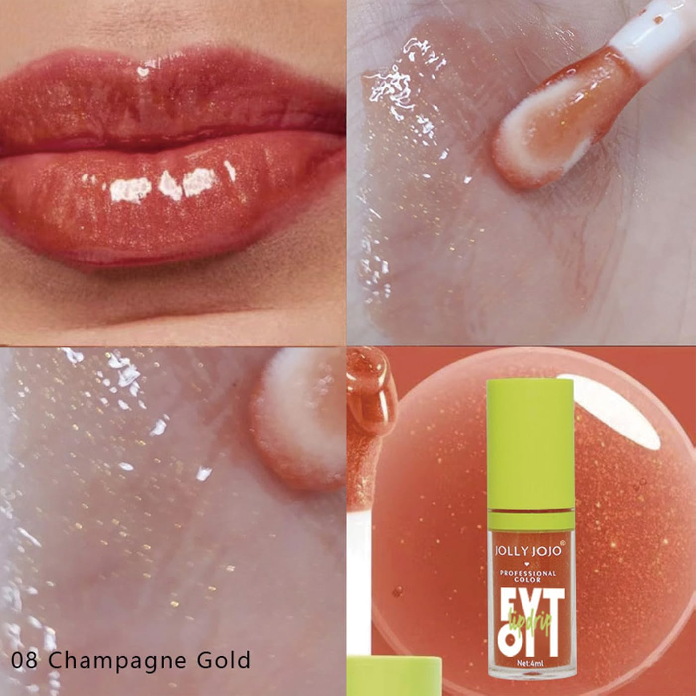 jeosisy lip oil pack mauve-brown tint for natural color.