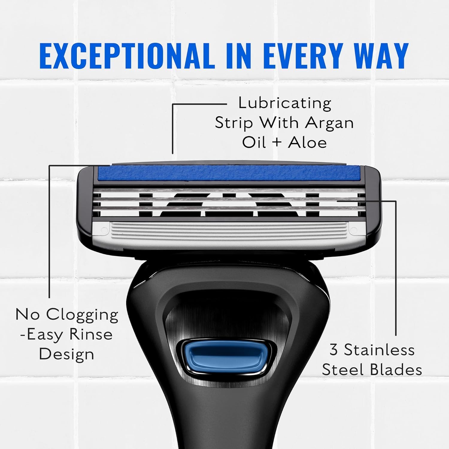 Jeremy's Razors refills fit all 2nd Gen handles for easy replacement.