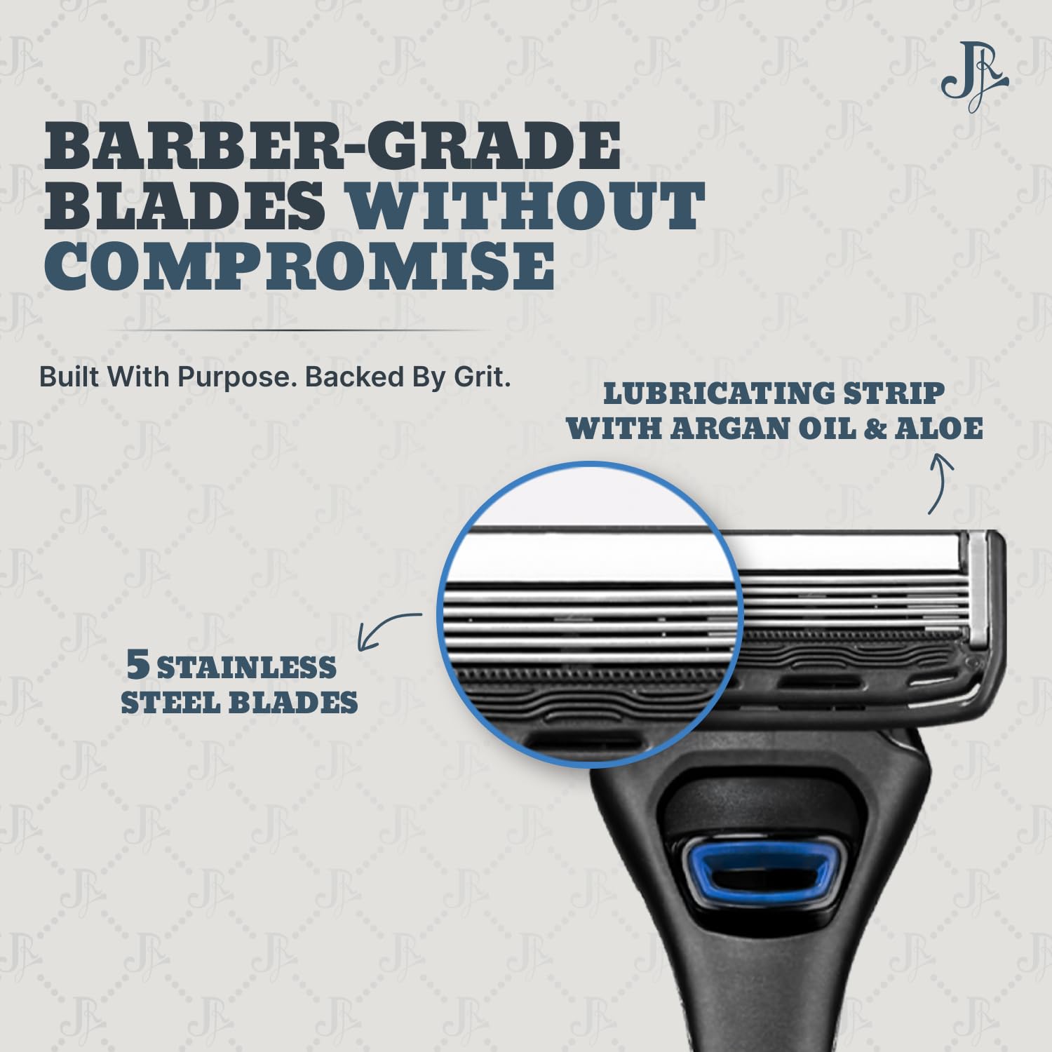 Jeremy's Razors precision trimmer detail for sharp hairlines