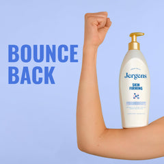 Jergens cream texture swiped on skin highlighting smooth, non-greasy feel
