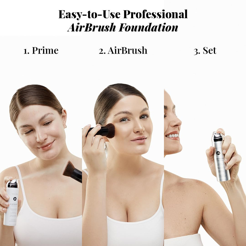 Jerome Alexander Magic Minerals airfinish setting spray locks makeup into place for long wear.