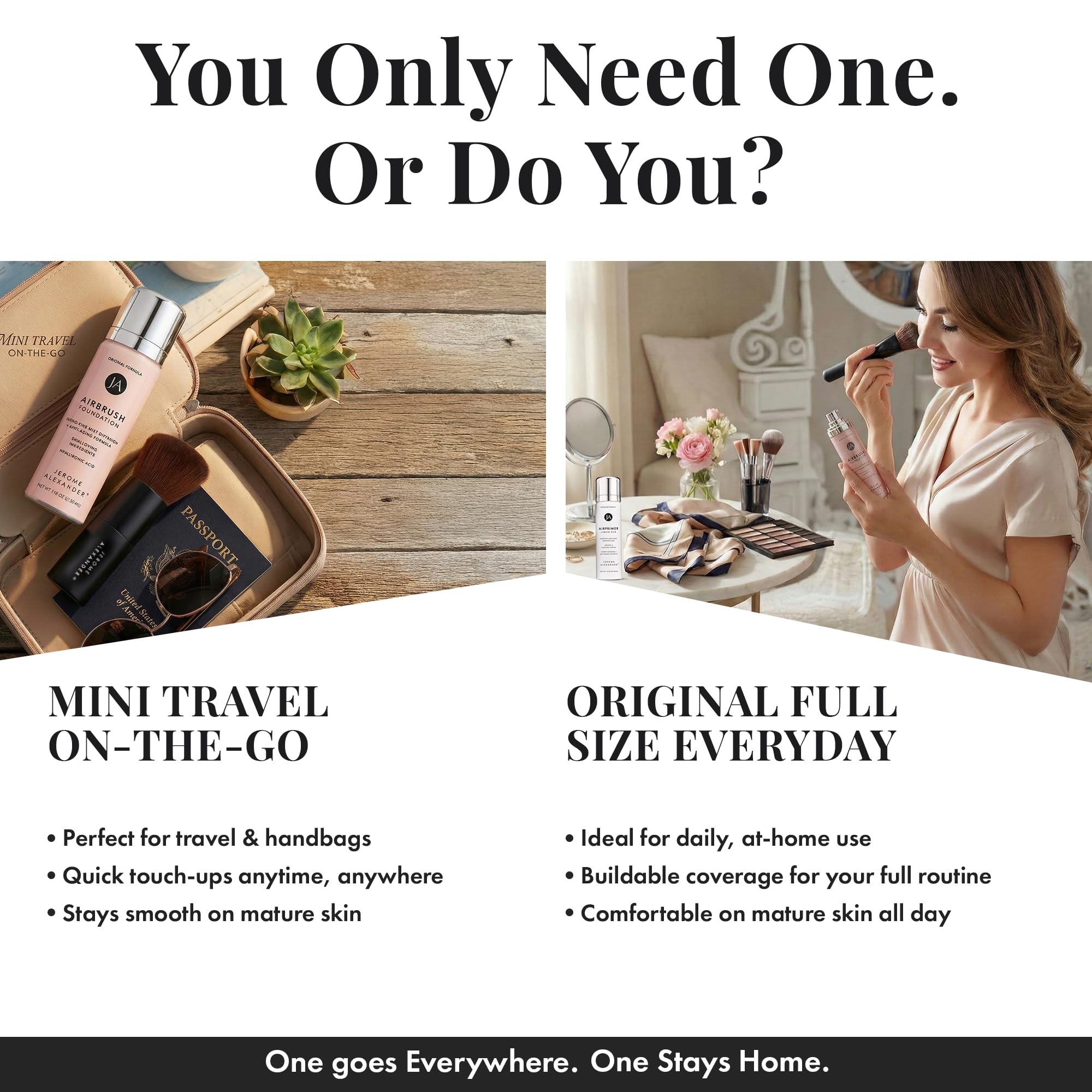 Tecnología microfinas de MagicMinerals AirBrush Foundation para aplicación suave y uniforme.