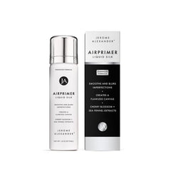Jerome Alexander MagicMinerals LiquidSilk Air Primer spray application smooths skin for makeup