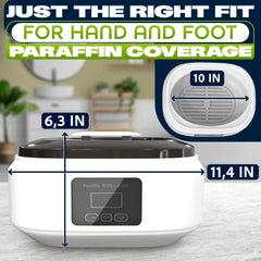 Jerrybox paraffin wax machine 3400ml digital control panel for precise heat settings