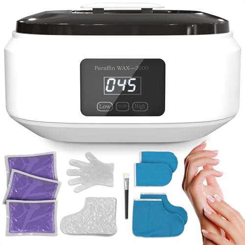 Jerrybox paraffin wax machine 3400ml front view for convenient at-home spa sessions