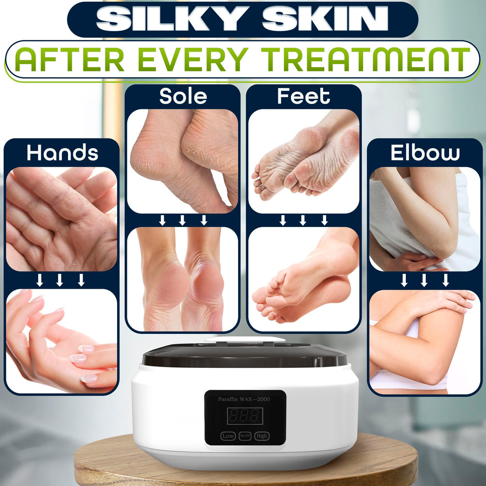 Jerrybox reusable feet mittens kit for spa-like foot wax at home