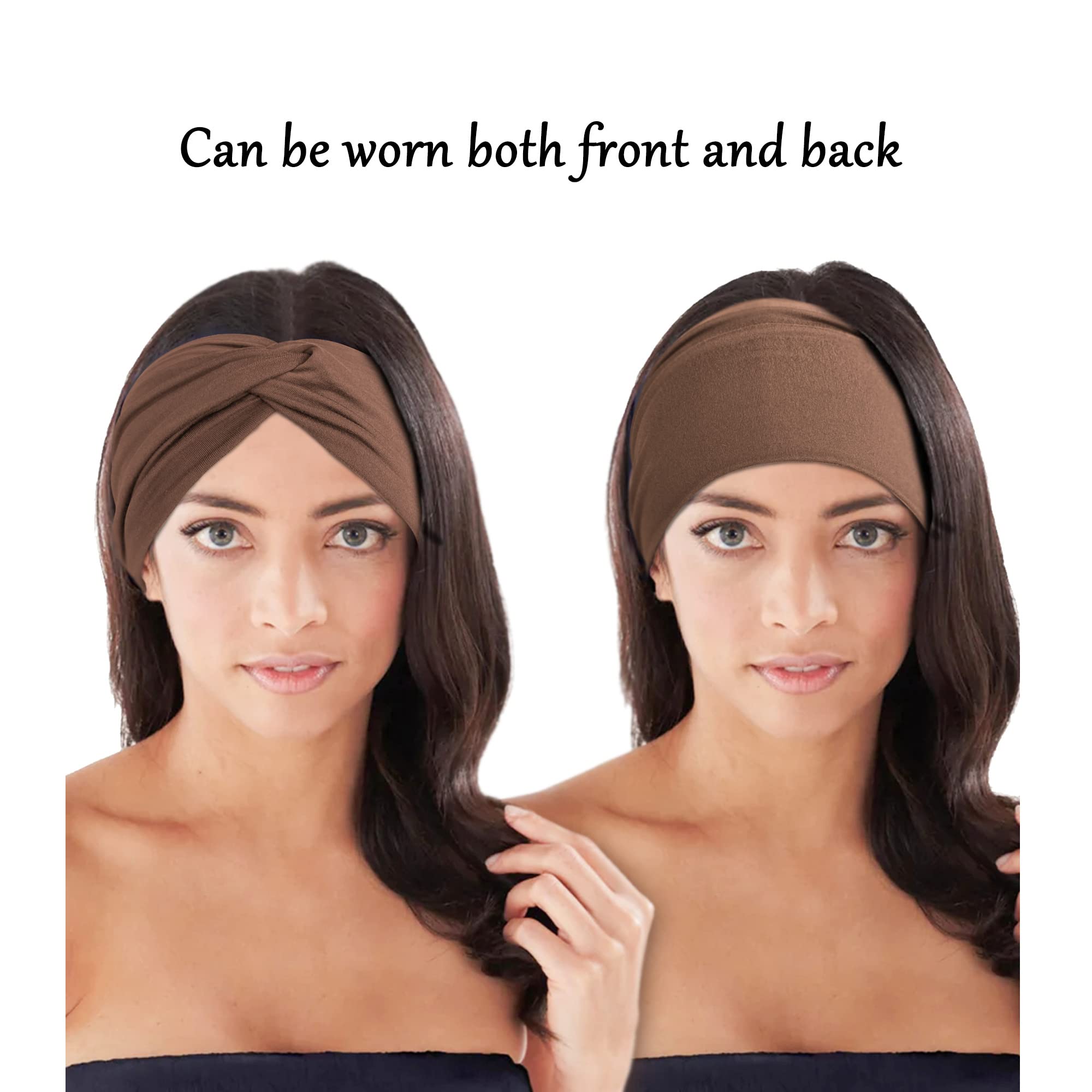 Jesries African-wide headbands with bohemian design for versatile styles