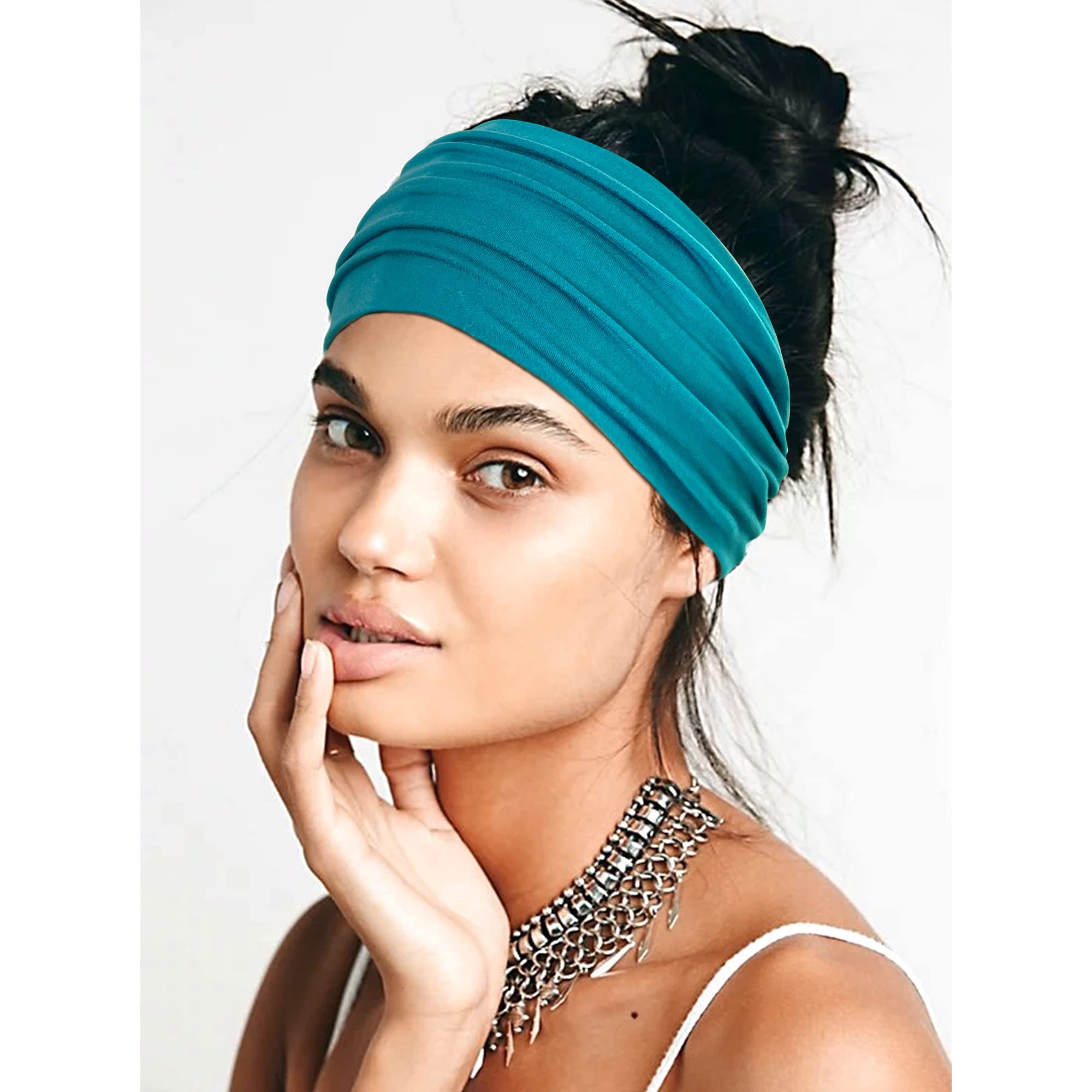 Jesries giftable headbands set with vibrant colors for moms and friends
