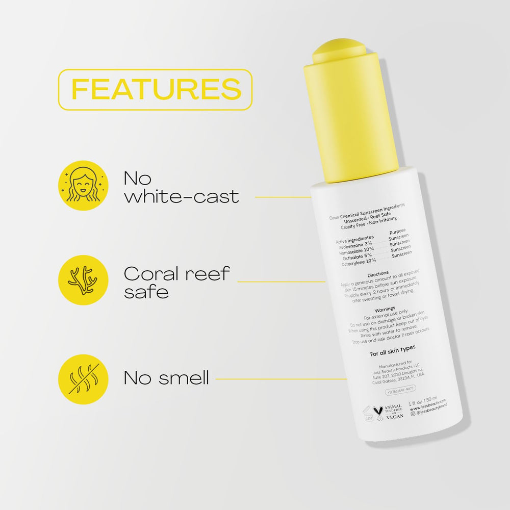 Jess Beauty Green Tea extract highlights antioxidant-rich formula for skin vitality.