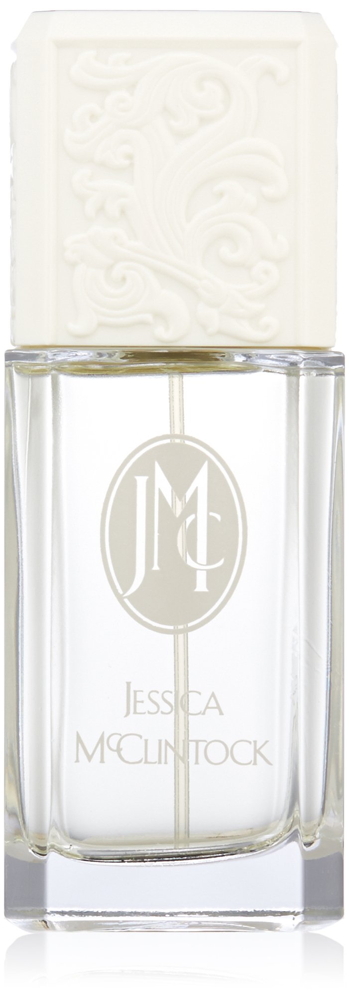 Jessica McClintock For Women EDP bottle closeup highlighting daytime scent
