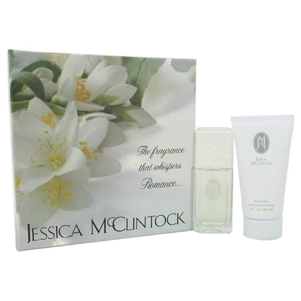 Jessica McClintock gift set edp bottle highlights a timeless fragrance for daily elegance.
