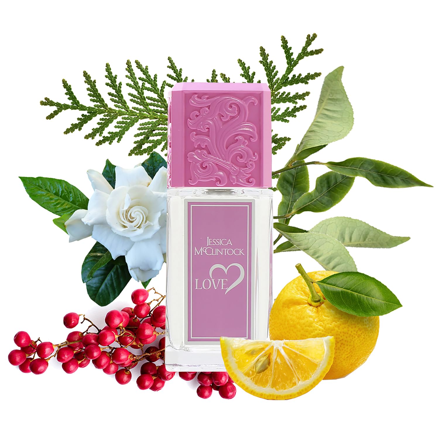 Love by Jessica McClintock packaging box, gift-ready presentation for special occasions.