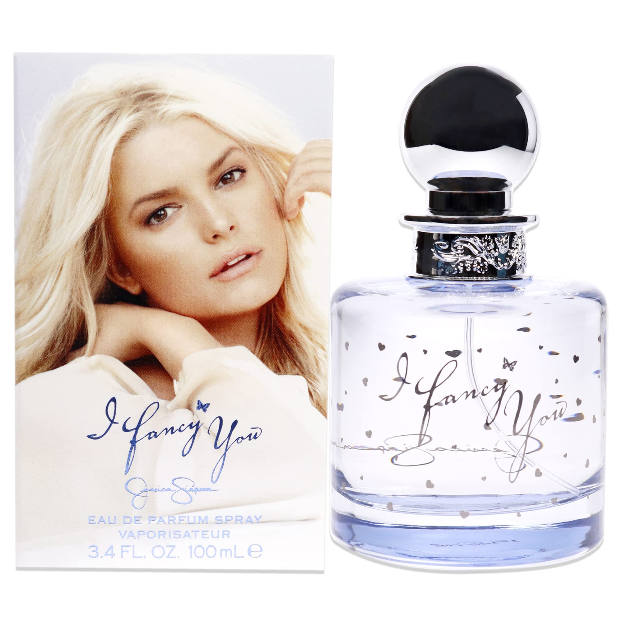Jessica Simpson I Fancy You bottle front for a romantic evening appeal