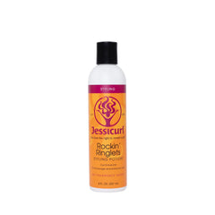 Jessicurl Rockin' Ringlets Styling Potion bottle front demonstrating curl-defining formula.