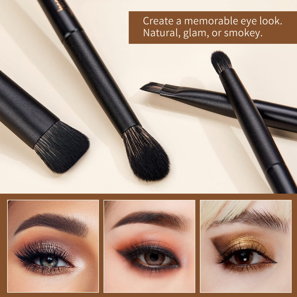 Jessup duo-end brow brush delivers precise shaping and hair-stroke detail