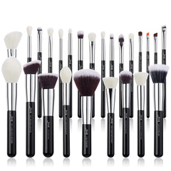 Jessup 25pcs makeup brush set packaging box ready for gifting and travel