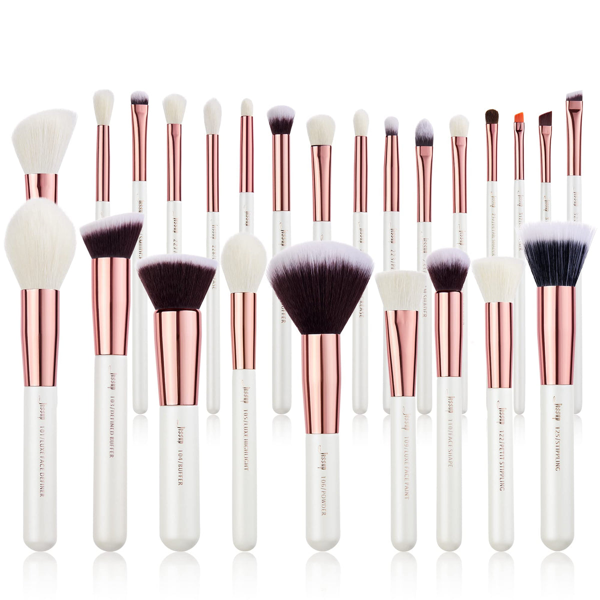 Jessup 25pcs brush set packaging showcases premium protection and portability.