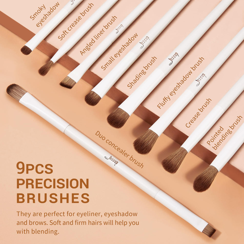 Jessup contour brush for sculpted cheek definition with precise control.