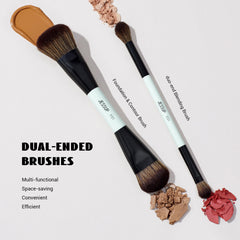 Jessup double-ended contour brush for sculpted contour accuracy