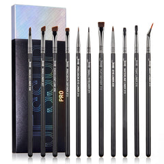 Jessup eyeliner brush set angled-tip brush for precise winged liner