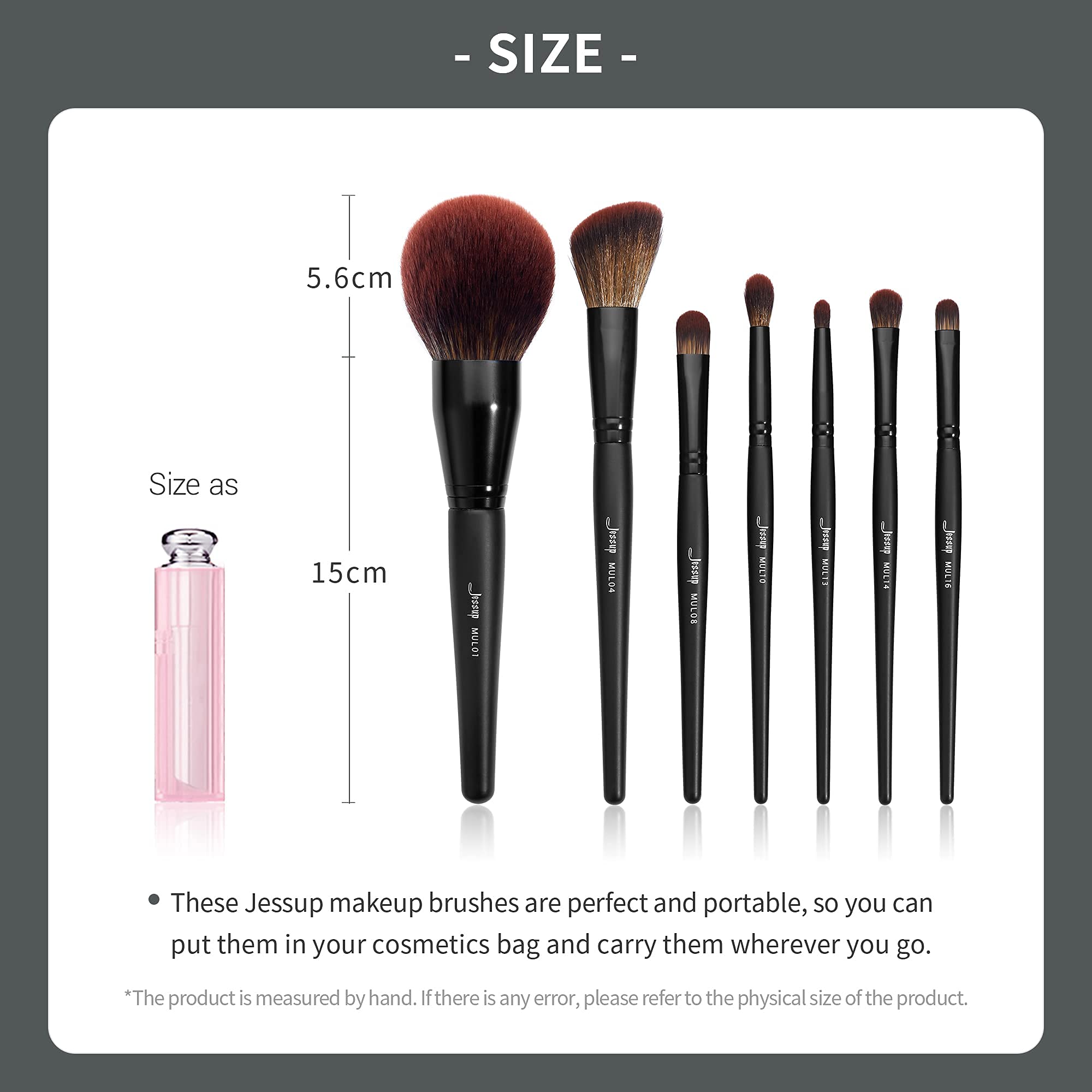 Jessup eyeshadow blending brush delivers smooth gradient transitions