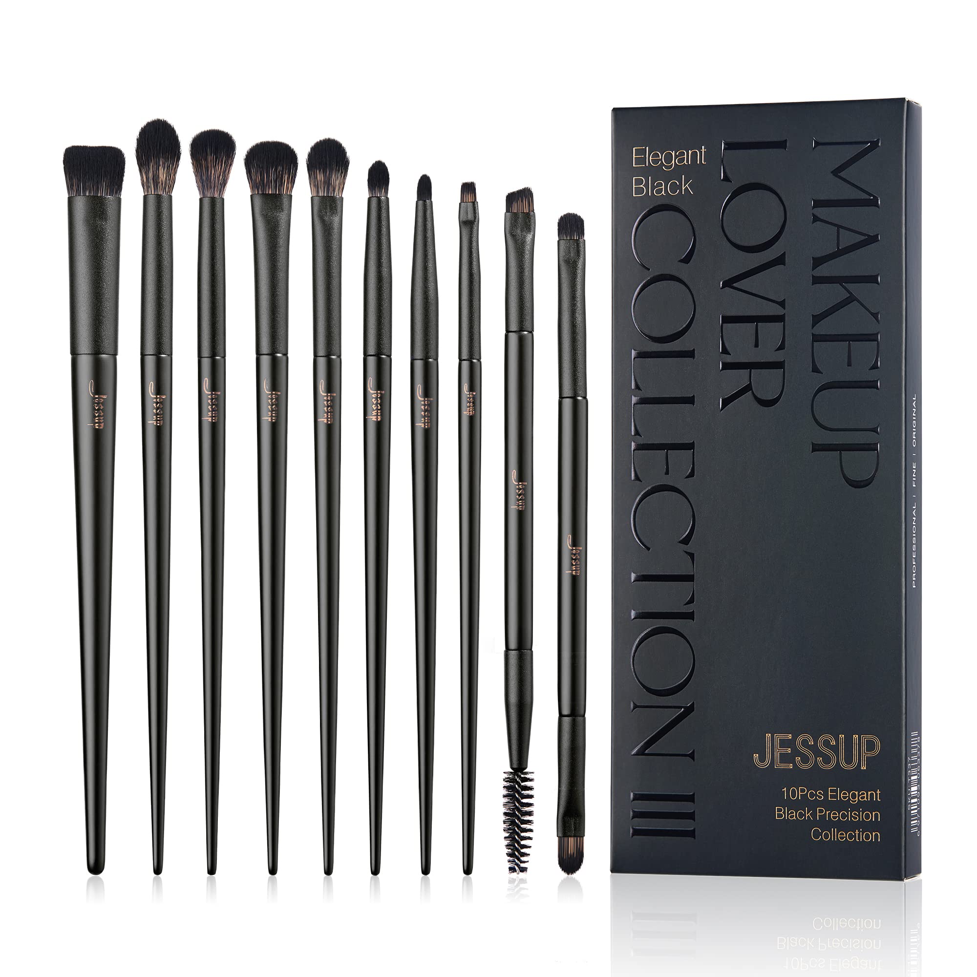 Jessup Eyeshadow Brush Set concealer brush delivers precise base application for flawless coverage